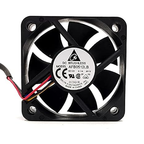AFB0512LB Delta 12V 50mm Fan, 12V 0.11A 4-pin Silent Cooling Fan