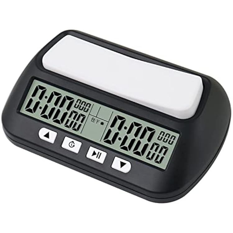 Grade Chess Clock Compact Digital Watch Count Up Down Timer Board Game Stopwatch Competition Hour Meter