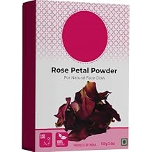 Pure & Natural Double Filtered R.ose Pe.tal Po.wder for Face and Skin (100 gm) for Skin, Face Pack Mask for Fairness, Tanning & Glowing Skin 200gm Pack of 2