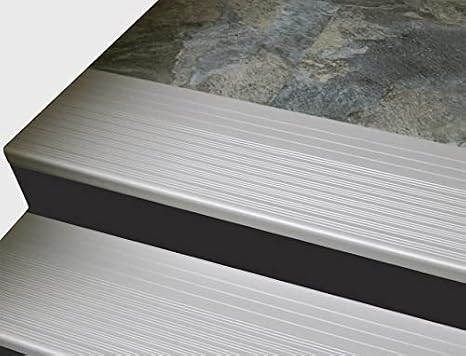 Light-Duty 1/8" Thick Black 18" Wide Vinyl Stair Treads