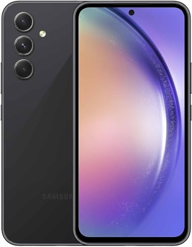 SAMSUNG Galaxy A54 5G 128GB, 6GB 6.4 120Hz AMOLED, 50MP 4K Triple Camera, US 5G  Global 4G Volte GSM Unlocked for AT&T, T-Mobile, Metro A546U Awesome Black Renewed