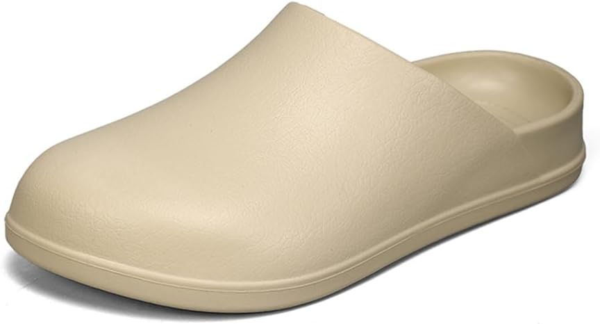 HiGropcore Chef Shoes Non-Slip Waterproof Work Clogs Womens Mens Comfortable Nurse Kitchen Food Service Shoes