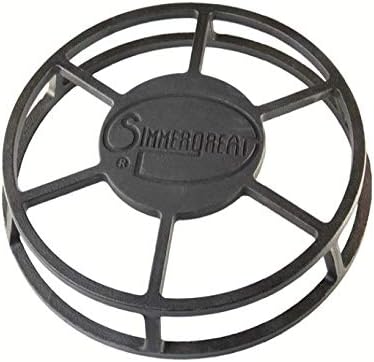 Cast Iron Cookware, Stove Top Heat Diffuser, Temperature Control, Partial Flame Guard