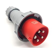 IEC60309 CEE Industrial Connector 125A 380-415V Plug 5 Pin Waterproof IP67