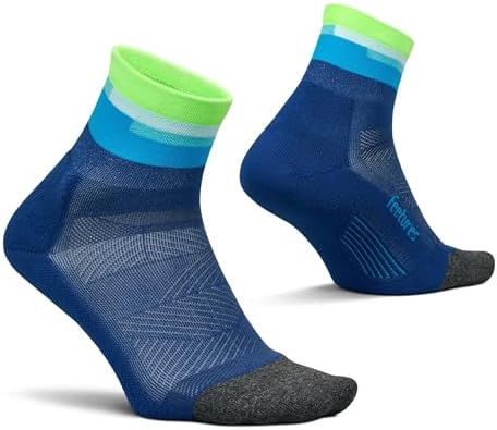 Feetures Elite Light Cushion No Show Tab Sock Wave