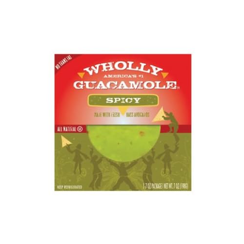 Wholly Guacamole Spicy 8 Oz Pack Of 3