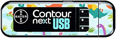 Bayer Contour Next USB Vinyl Sticker (Dinosaur)