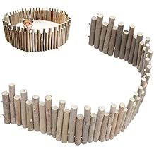 Flexible Hamster Wooden Bridge, 11.8In Hamster Fence, Wooden Sticks for Hamster Cage Decor And Platforms, Syrian Hamster Cage Accessories Wood