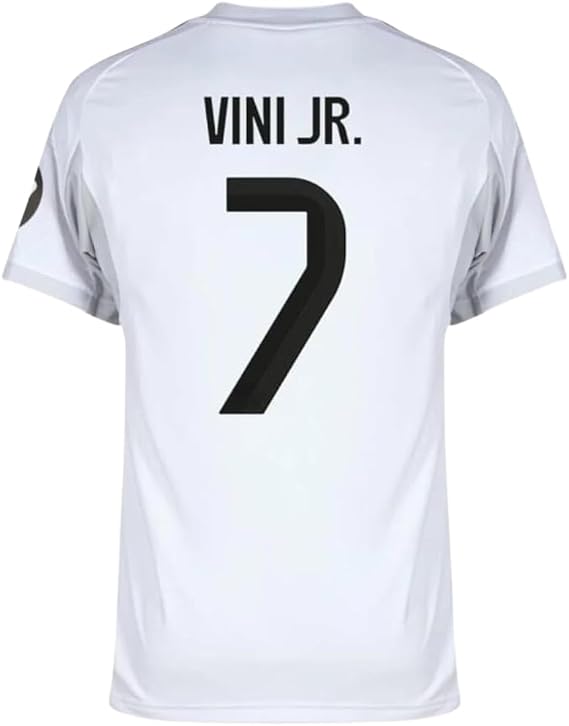 Madrid Vini Jr #7 Mens Soccer Jersey Fan Edition Short Sleeve Training & Casual Shirt Home, Away & Third Kit 2025/26