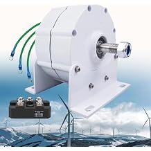 10000W/12000W Wind Power Generator, Wind Permanent Magnet Generator 3-Phase Alternator Synchronous Generator, Dynamo, Permanent Magnet Motors,12V-10000W