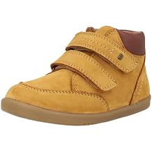 Bobux i-Walk Timber Boots Premium Nubuck Leather Oak Buff Adjustable Straps Padded Collar