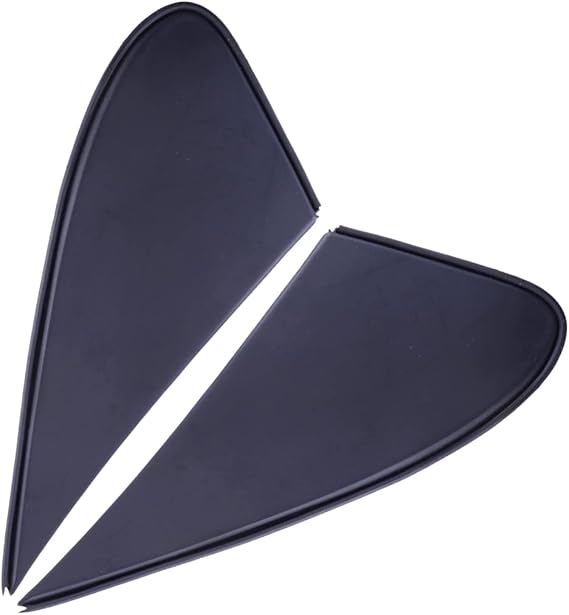 1Pair Door Side Rear View Mirror Corner Cover Trim Triangle Fender Compatible for Toyota Corolla 2003-2008