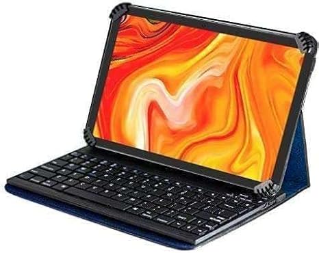 Navitech Blue Rotational Bluetooth Keyboard Case Compatible with NVIDIA Shield K1 8" Tablet