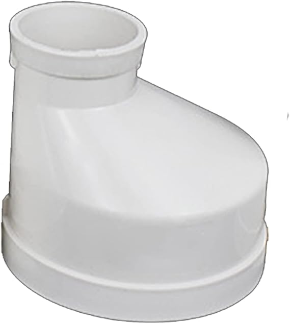 Duct Reducer Duct Fitting Pipe Extender Reducer Reducer PVC Reducer Coupling Plastic for HVAC Ventilation System 110x50mm