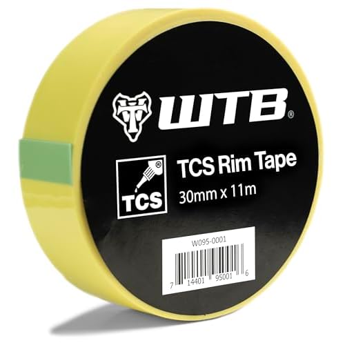 WTB Tubeless Bicycle Rim Tape 30mm x 11m Easy Tubeless Setup & Airtight Seal, Compatible with All Tubeless Rims