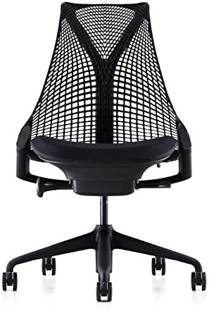 正規品 Herman Miller ハーマンミラー Sail Chair, Office Chair, Armless, Black, No Recline, BB Casters, AS1YA22NAN2BKBBBK9119