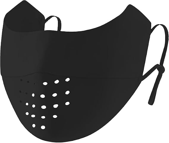 EIGIIS Sun Protection Face Cover UPF 50+ UV Face Mask Ice Silk Covering Reusable Running Fishing Golf Sports Face Shield