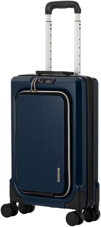 LEGEND WALKER FIT Hardside Luggage with Front-Open, Carry-On, 21 inch, Midnight Navy, 6031-47-NV