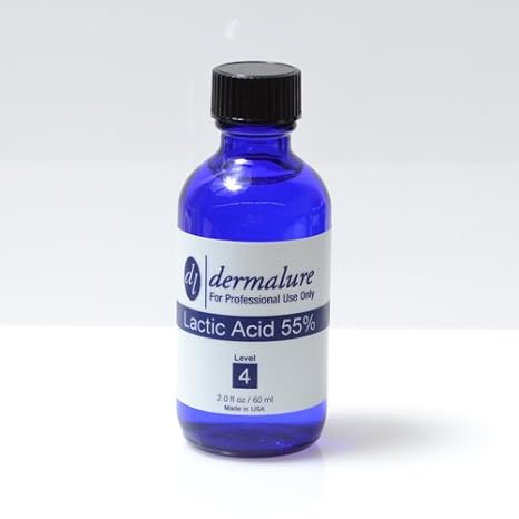 Lactic Acid Peel 55% Medical Grade 2oz. 60ml (Level 4 pH 0.8)