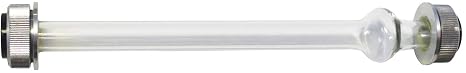 Vee Gee 4600P-SC200 Long Length Sample Cell, Bubble Trap, 200 mm Length, 18mL Volume, Use with 4601P Manual Polarimeter
