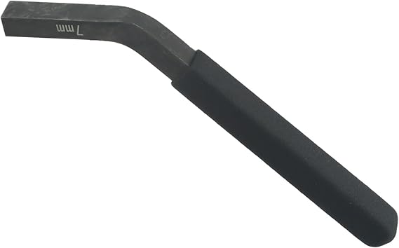 7MM Engine Brake Adjustment Tool for Cummins For ISX, Alternative to 3163530 Feeler Gauge with PVC Coated Handle