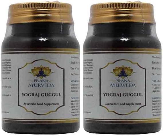 Yograj Guggulu Tablets, Ayurvedic Supplement (2 Packs of 120 Tablets Each - 240 Count)