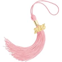 2025 Tassel Graduation, Pink Graduation Tassel, 2025 Graduations Cap Tassels, 2025 Tassels with 2025 Year Gold Charms for Graduations Cap Accessories for Graduate Hat Ceremonies