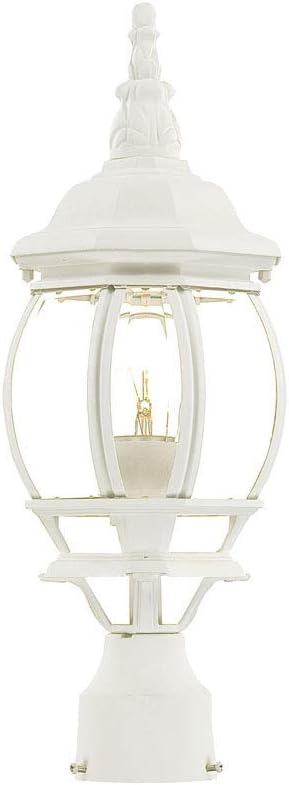 Acclaim 5057TW Chateau Collection 1-Light Post Mount Outdoor Light Fixture, Textured White