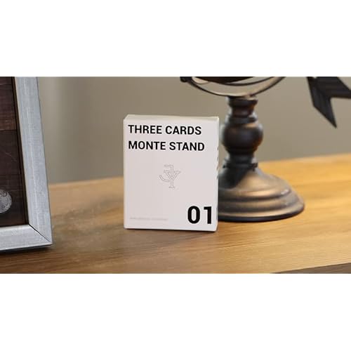 Three Cards Monte Stand RED Gimmicks and Online Instruction by Jeki Yoo - Trick