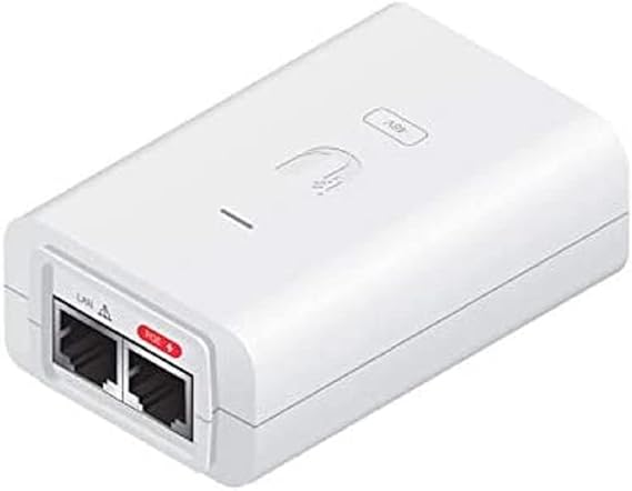 Ubiquiti Networks PoE Injector, 48 VDC, 24 W White, POE-48-24W-WH (White)