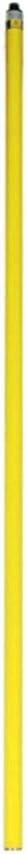 AdirPro Flourescent Yellow 4' Aluminum Extension Pole 1" OD for Prism Pole - Telescopic Extension Antenna Pole with Sturdy Lightweight, Male & Female Threads