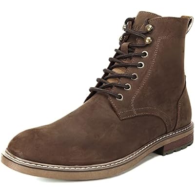 Arkbird Mens Motocycle Combat Boots, Comfortable Stylish Lace Up Fashion Casual Boot For Men