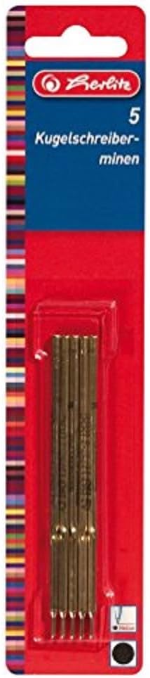 Herlitz A3 Medium Ball Pen Refills - Black