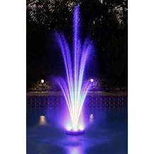 Wiedamark Super Bright LED Fountain Light Ring with 6x40 LEDs, Total 240 White LEDs
