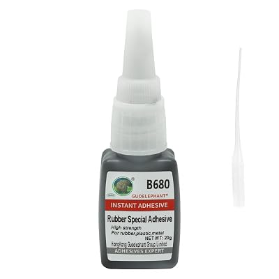 20g Rubber Glue, Rubber Adhesive, for bonding Between Rubber and Rubber, Rubber and Other Material. Instant Super Glue for Rubber, Tire, DIY Crafts, Rubber Edge, Rubber Tube, Rubber Product