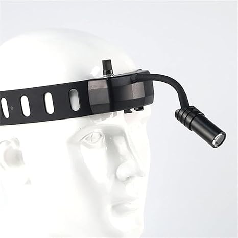 Dental High Brightness LED Headlight, For Medical Examination, Lightweight, Headband Type, Headlight Lamp, For Otolaryngology, 5W, Light, Headband, Portable, One-Piece, Lightweight, Work Efficiency,
