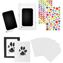 PERZUMI Paw Print Kit for Dogs, 2 Pack, Inkless Clean Touch 2.33.7 in, Paw Print Kit for Dogs and Cats, Mess-Free for Puppies Kittens Pet Memorial