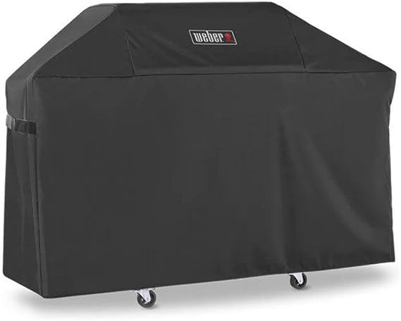 Weber Premium Outdoor Grill Cover for Select Genesis Gas Grills, Black