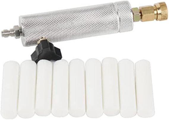 TUXING 4500Psi Pcp Air Compressor Air Filter, Pcp Oil Water Separator with Release Valve Prevent Gas Reflux,High Pressure Air Filter Diving Separator with 8mm Female and Male Quick Connector