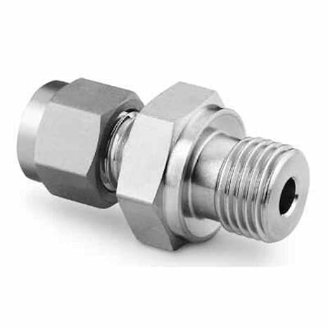 SS-10M0-1-4RP | Swagelok Parallel Thread Male Connector, 10mm Tube : OD Compression x 1/4" Male : ISO/BSP Parallel Thread, 316 Stainless