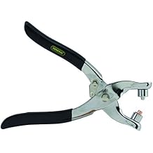 General Tools 71 Eyelet Setting Pliers, With 100 5/32 Inch (4mm) Eyelets In Copper, Silver & Gold Finishes For Use In Leather, Plastic, Rubber, Canvas and Cardboard