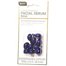 Concentrated Facial Serum with Retinol in 10 Biodegradable Capsules Pack, 0.13 fl oz
