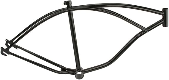 Bike Steel 26" Bicycle Beach Cruiser Frame, Multiple Colors