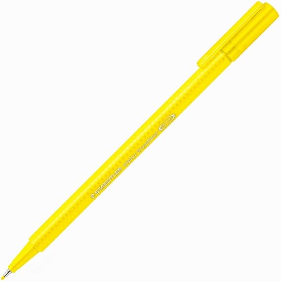 Staedtler 3381 Triplus Broadliner Sarı