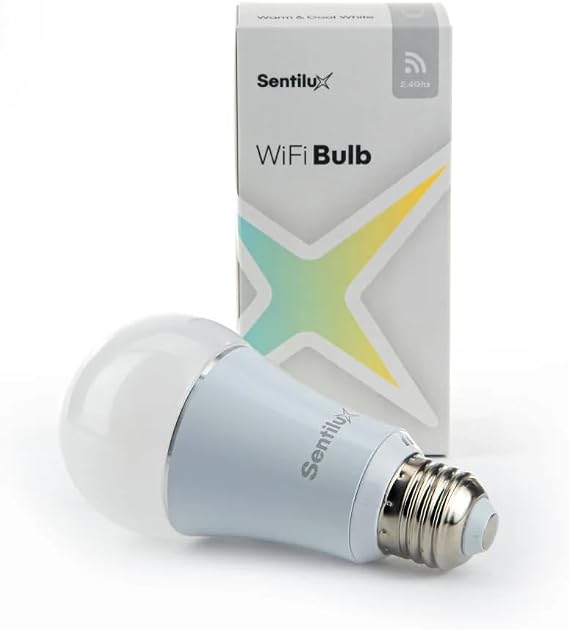 WiFi Smart LED Light Bulb, A19 E26, Dimmable, Tunable White, No hub Required, USA Support, Compatible with Alexa, Google Home Assistant, Free Smart Life App Remote Control