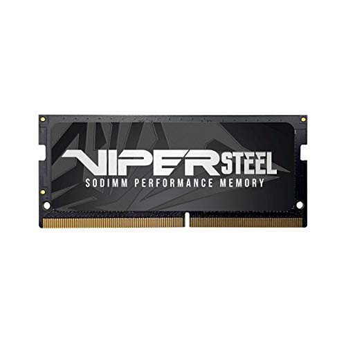 Patriot Memory Viper Steel DDR4 RAM 16GB 1X16GB 2666MHz CL18 1.2v SODIMM LaptopNotebook Memory Module Compatible with XMP - PVS416G266C8S