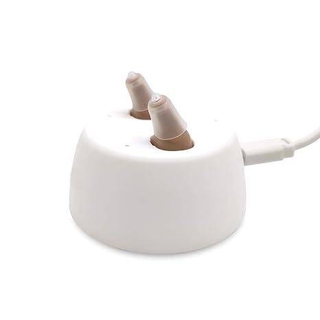 Rechargeable Hearing Aids for Adults Seniors, 1 Pair Completely-in-Canal (CIC) Hearing Aids for Adults Seniors Rechargeable OTC Hearing Aids