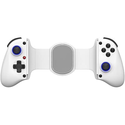 Bluetooth game controller SwitchPCiPadAndroidiPhone All compatible smartphones Switch Controller Wireless controller Anti-drift Bluetooth connection Turbo rapid fire Macro function Back button included Double vibration Gyro sensor function Compatible with 143-260mm length White