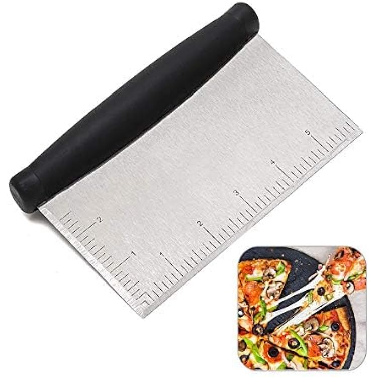 Bench Scraper Dough Pastry Griddle Scraper Chopper Bread Pizza Dough Cutter Kitchen Utensil Stainless Steel