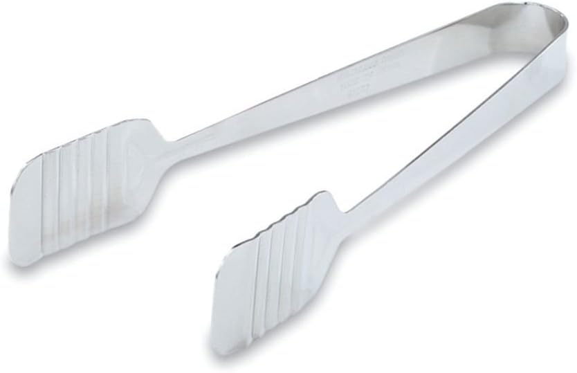 Mirror Finish SS Tender-Touch Pastry Tong, 9-14"